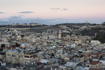 Fototapeta premium View of Old Jerusalem City, Israel