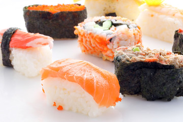 Sushi rice roll variety