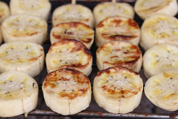 banana Brochettes grill 