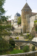Obraz premium Semur-en-Auxois Bourgogne France
