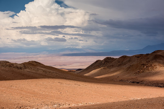 Salt flat in the Atacama Desert, Chile