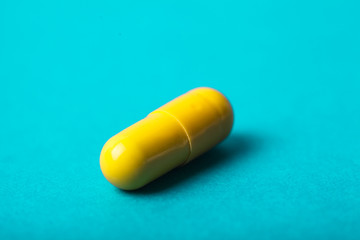Yellow medicine pill