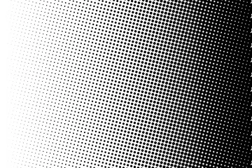 Photo sur Plexiglas Pop Art Fond de demi-teinte. Motif en pointillé comique. Style pop-art. Toile de fond avec des cercles, des points, des éléments de conception de ronds Couleur noire, blanche.