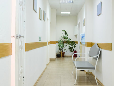 Interior of a clinic corridor