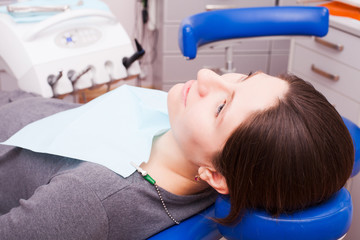 Treatment in a dental clinic