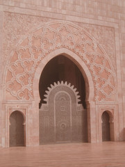 Fototapeta na wymiar Hassan II Mosque
