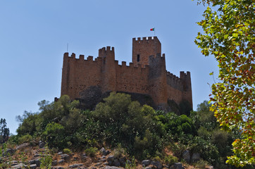 Fototapeta na wymiar Templar castle of Almourol in Tomar