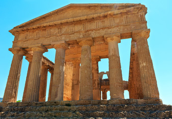 Fototapeta premium Valley of Temples, Agrigento, Sicily, Italy