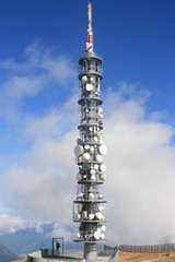Obraz premium Kronplatz, Richtfunkturm