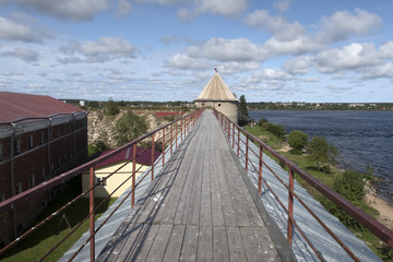 wooden bridge of ancient Fortresses