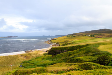 Fototapeta na wymiar Rural scottish panorama