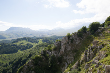 Fototapeta na wymiar Vado di Sole, Parco Nazionale Gran Sasso e Monti della Laga, estate