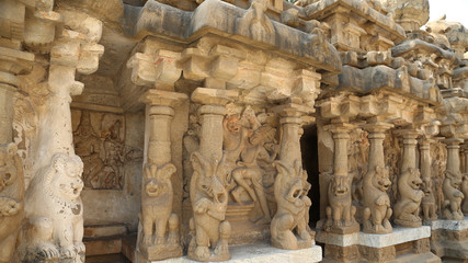Templo Kanchi Kailasanathar, Kanchipuram, India