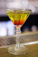 cocktail at the bar