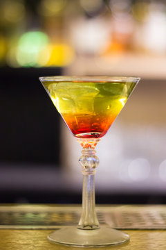 cocktail at the bar