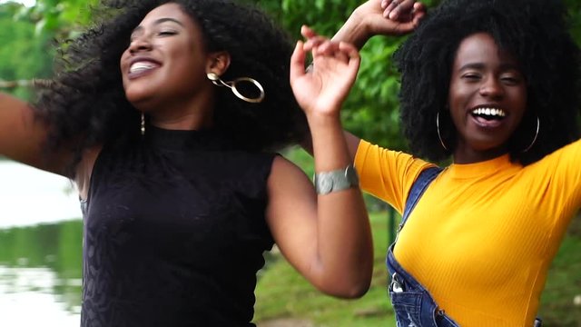 Teenagers Dancing and Having Fun