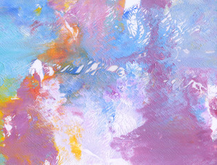 Obraz na płótnie Canvas Colorful Abstract Painting Background. Natural Highly-Textured of Oil Paint. High Detail. Can be used for web design, art print, textured fonts, figures, shapes, etc.