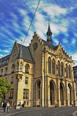 Fototapeta premium Erfurt, Rathaus