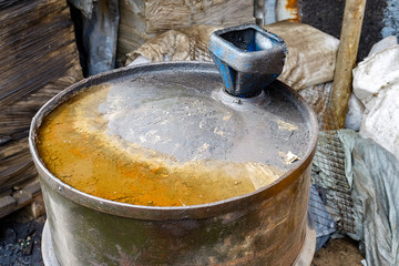 iron barrel for fuel