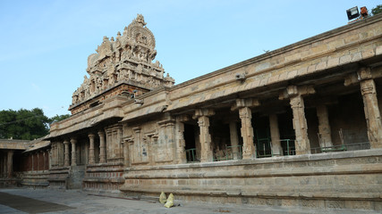 Fototapeta na wymiar Templo Airavatesvara Darasuram, India