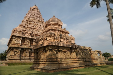 Fototapeta na wymiar Templo Brihadesvara o Periya Kovil (Gran Templo), Gangaikonda Cholapuram, India