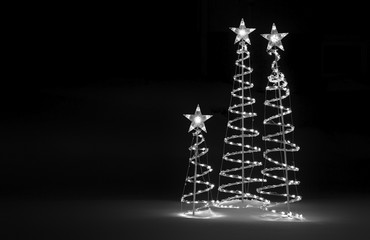 Christmas Star Lights in Snow - 181985767