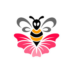 Bee + Flower