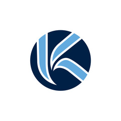 Letter K Initial Logo Template
