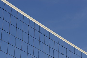 Fototapeta na wymiar Volleyballnetz