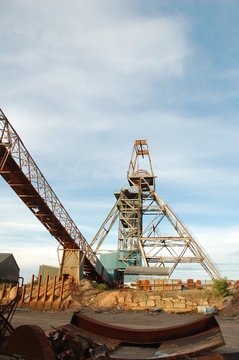 South Crofty tin mine, Camborne, Cornwall, England
