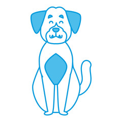 Fototapeta premium Cute dog cartoon