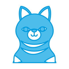 Cat head cartoon