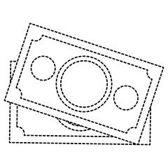 bill dollar money icon vector illustration design