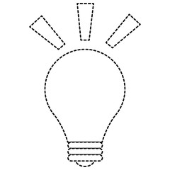 bulb light isolated icon vector illustration design