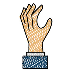 hand human catching icon vector illustration design