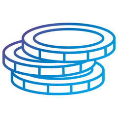 coin money isolated icon vector illustration design