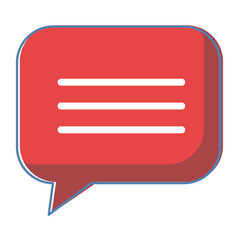 speech bubble isolated icon vector illustration design