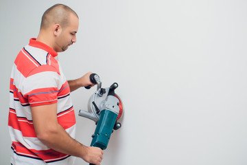 man wall puncher