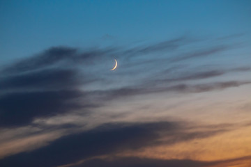 Sky and clouds at Sunset