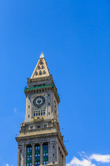 Clock Tower in Boston Sky