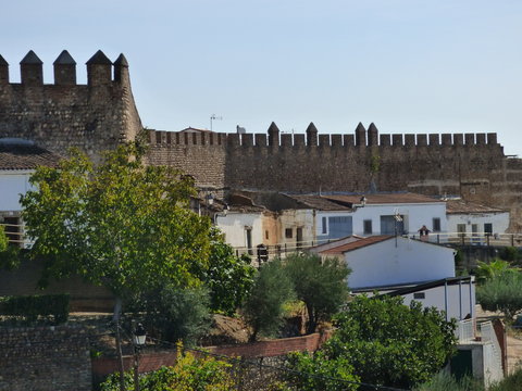 Galisteo, pueblo historico de Cáceres,  (Extremadura, España)  entre las ciudades de Plasencia y Coria