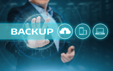 Backup Storage Data Internet Technology Business concept