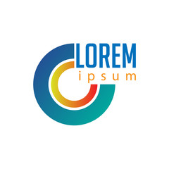 Abstract logo. Minimalistic logo design. Creative logo. Beautiful and simple element.