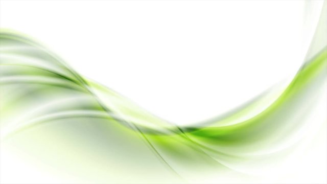 Bright green abstract flowing dynamic waves motion design. Video animation Ultra HD 4K 3840x2160