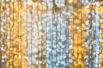 Christmas light abstract bokeh background