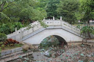 Fototapeta premium Traditional Chinese Bridges in Guangdong Canton China Asia