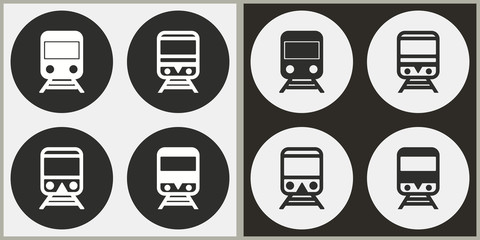 Metro - vector icon.