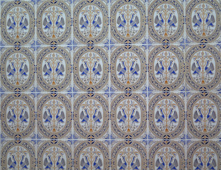 Front wall tiles in Andalusian Village