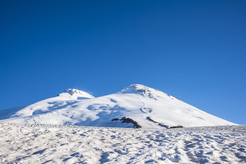 Fototapeta na wymiar Elbrus mountains, Greater Caucasus