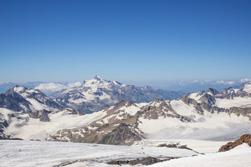Fototapeta na wymiar Greater Caucasus mountains